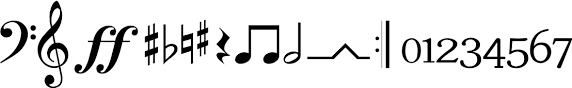 All fonts are in truetype format. Music Notes Fonts Fontspace