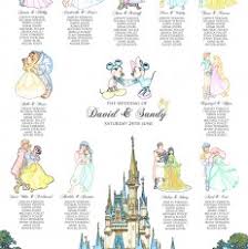 Disney Wedding Table Plan