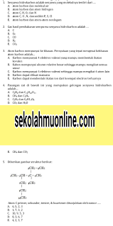 Hydrocarbon, any of a class of organic chemical compounds composed only of the elements carbon and hydrogen. Soal Kimia Kelas 11 Jawabannya Bab 1 Senyawa Hidrokarbon Part 1 Sekolahmuonline Com Sekolahmuonline