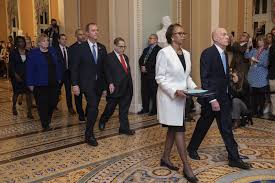 The senate impeachment trial has officially started. House Leaders March Trump Impeachment Articles To The Senate