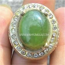 Batu akik garut pancawarna ohen darson edong kristal iket sudah perak akikgarut youtube. Batu Cincin Permata Green Safir Kode 342 Wahyu Mulia
