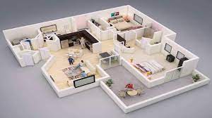 Read property reviews and choose the best deal for your the apartment is fitted with 1 bedroom, a kitchen with microwave and fridge, and 1 bathroom with a shower, a hairdryer and a washing machine. 2 Bedroom House Plans Ghana See Description Youtube