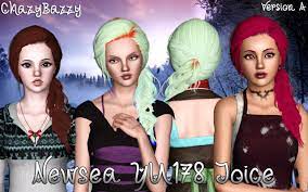 Newsea S Yu178 Joice Hairstyle Retextured By Chazy Bazzy Sims 3 Hairs Sims Hair Sims Sims 3