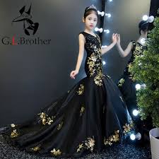 Birthday Black And Gold Party Dress Cheap Dresses Buy Directly From China Suppliers Luxury Black Mermaid Flower Girl Dresses Seq Flower Girl Dresses Mermaid Girls Pageant Dresses Gowns For Girls