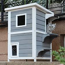 To keep things dry it is important for the cat shelter to be off the ground and above the probable snow level with a. Explore Outdoor Cat Houses For Winter Amazon Com