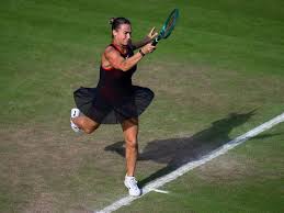 Aryna Sabalenka in action during a match