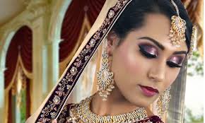 Purple And Silver Glitter Pakistani Indian Traditional Bridal Makeup Tut Bridal Makeup Tutorial Bridal Makeup Soft Bridal Makeup