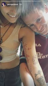 Macaulay Culkin Explains His Matching Tattoo With Paris Jackson Paris Jackson Paris Jackson Tattoo Michael Jackson Tattoo