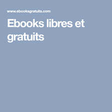 Ebooks Libres Et Gratuits