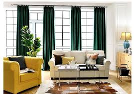 Pair Of Emerald Green Velvet Curtains Bedroom Velvet Etsy Green Curtains Living Room Emerald Green Living Room Living Room Green