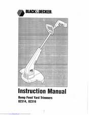 Black And Decker Cordless Weed Eater Manual Black Decker 82314 Instruction Manual Pdf Download Manualslib