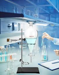 QWORK 1000ml Heavy Wall Conical Separating Funnel with 24/29 Fitting and  PTFE Stopcock + Laboratory Distillation Support Rack for Titration  Extraction: Amazon.com: Industrial & Scientific