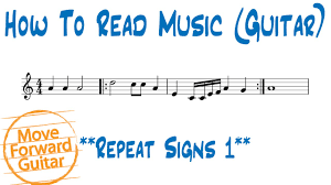 In most music, the bar marked fine will appear shortly before the. How To Read Music Guitar Repeat Signs 1 Youtube