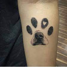 Best Paw Print Tattoo Meanings And Designs Nice Trails Dog Paw Print Tattoo Do Dog Tattoos Tattoos Pawprint Tattoo