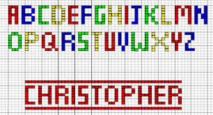 Intarsia Designs Alphabet And Numbers The Knitting Site