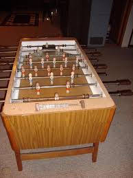 Its counterweighted foosball men are designed with exceptionally sharp. Ebsco Vulcan Foosball Table Fussball Football German Vintage Antique Retro Rare 1835259596