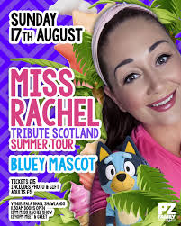 Miss Rachel Tribute & Bluey Mascot