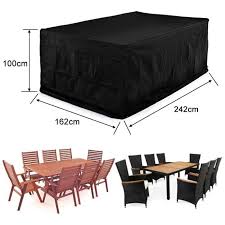 Quelle table de jardin choisir ? Grande Housse De Protection Haute Qualite Table Couverture Oxford Polyester Pour Meubles De Jardin Patio Achat Vente Housse Meuble Jardin Grande Housse De Protection Cdiscount