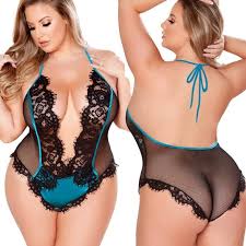 Le body en dentelle associé à un jean troué, une veste de motard grande taille et une paire de talons est la promesse d'un look 100% tendance. Lingerie Sexy Femmes Grande Taille Soutien Gorge En Dentelle Lingerie Sexy Body Siamesed Bodydoll Vetements De Nuit Bleu Cdiscount Pret A Porter