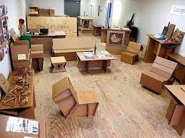 2 Could This Cardboard Furniture Replace Your Ikea Chairs And Bookshelves Co Exist World Changing Id Cardboard Furniture Cardboard Design Paper Furniture