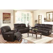 Arleta 3 Piece Top Grain Leather Power Reclining Living Room Set Leather Living Room Set Living Room Sets Abbyson Living