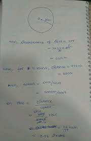 A second is the base unit of time. 15 How Long Will A Boy Take To Go Four Times Round Af Ncircular Field Whose Radius Is 35 Mathrm M Walking At 5 Mathrm Km Nper Hour