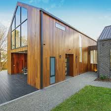 Jtb Builders Have Worked There Magic Using Hurfords Wood Elements Refined Architectural Hardwood Shiplap Cladding Cladding Wood Cladding