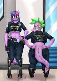 2368396 - suggestive, artist:amaraburrger, artist:blues64, spike, twilight  sparkle, dragon, anthro, unguligrade anthro, ass, barb, big breasts,  breasts, busty barb, busty twilight sparkle, butt, collaboration, curvy,  dragoness, duo, duo female, female ...