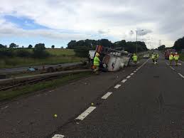 All your paper needs covered 24/7. A1 In Both Directions Closed Due To Overturned Tanker Central Itv News
