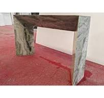 Italian Modern Green Onyx Table Marble Stone Hallway Table Top Luxury  Entryway Marble Onyx Console Table