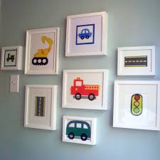 There are a couple of different ways you could approach this theme: Car And Truck Silhouettes With Ikea Frames Home Decor At Repinned Net