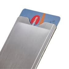 Capacity up to 6 cards. Stainless Steel Credit Card Case Manufactum