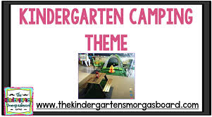 Cut the top piece in half. Kindergarten Camping Theme The Kindergarten Smorgasboard