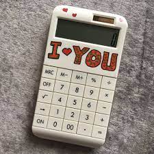 Haha Use This Diy Calculator To Express My Love To You Do You Love Me Calculator Diy Creative Design Love Cool School Supplies Diy Creative Creative Design