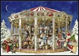 Details About The Christmas Carousel Diy Dmc Chart Counted Cross Stitch Patterns 14 Ct