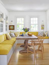Pour La Cuisine Faire Les Bancs En Blancs Et Les Eclairer Avec Du Jaune Ou Du Rouge Orange Banquette Salle A Manger Banc Salle A Manger Banquette Cuisine