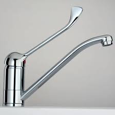 Kitchen sinks with taps allow you to choose a whole sink unit that fits in well the decor of your kitchen. Chrome Monobloc Long Lever Kitchen Sink Tap 58000cre