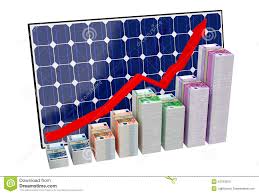 Illustration About Solar Panel Bar Graphs Made From Euro Banknotes Illustration Of Gain Economical Business 5276352 Solar Panels Bar Graphs Illustration