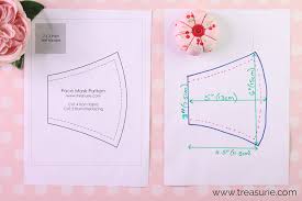 Find here the most useful and free face mask patterns you can get on the internet. Face Mask Pattern Diy Mask In 2 Styles Free Treasurie