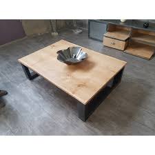 Faites le choix d'un intérieur inédit grâce à cette collection exclusive signée frédéric rigalle, l'un des. Meuble Industriel Table Basse Chene Massif Naturel
