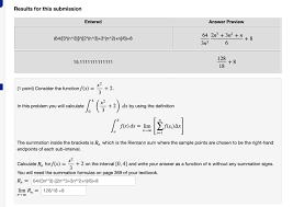 This challenges emphasizes the skill required to create your own test data. Solved Results For This Submission Entered Answer Preview Chegg Com