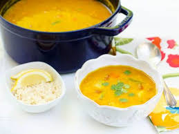 Yellow Lentil Soup With Vegetables Recipe Yellow Lentil Soup Lentil Soup Vegetarian Vegan Recipes