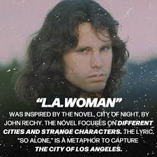 The meaning behind “L.A.Woman.” Listen to the track here:  https://found.ee/LAWOMANstream Photos by Paul Ferrara.
