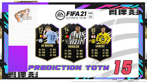 In the game fifa 21 his overall rating is 81. Fifa 21 Totw 15 Predictions Team Of The Week Fifaultimateteam It Uk