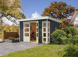 Das Ist Unser Gartenhaus Kerko Jetzt Auf Karibu Bestaunen Karibu Gartenhaus Gartenhaus Flachdach Gartenhaus