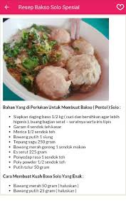 Penjelasan lengkap seputar resep bakso. Resep Bakso Enak Fur Android Apk Herunterladen