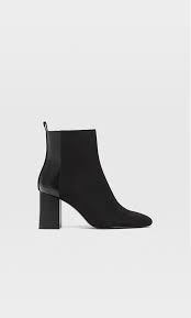 Smart and chic women's chelsea boots in suede & leather make for a luxurious finishing touch to your attire this season. Contrasting High Heel Ankle Boots Women S Fashion Stradivarius Mainland China ä¸­å›½å¤§é™†