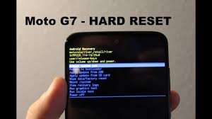 Motorola Moto G7 Hard Reset Recover Mode And Factory Reset Youtube