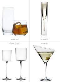 Building The Perfect Home Bar The Glassware Bar Tools Bar Glassware Glassware Cocktail Glassware