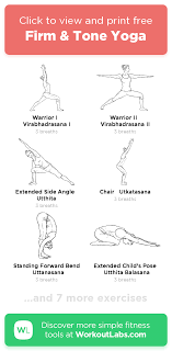 Firm Tone Yoga Workoutlabs Fit Workout Labs Yoga Yoga Fitness